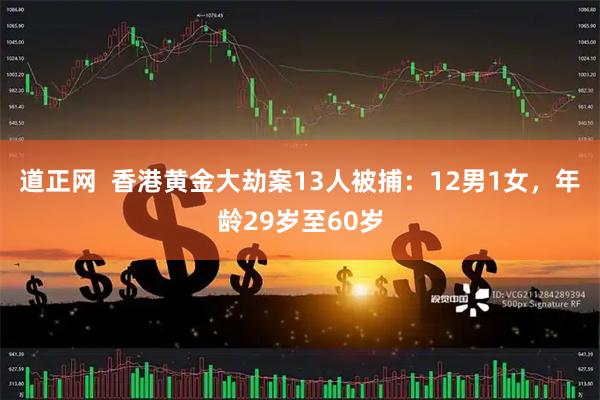道正网  香港黄金大劫案13人被捕：12男1女，年龄29岁至60岁